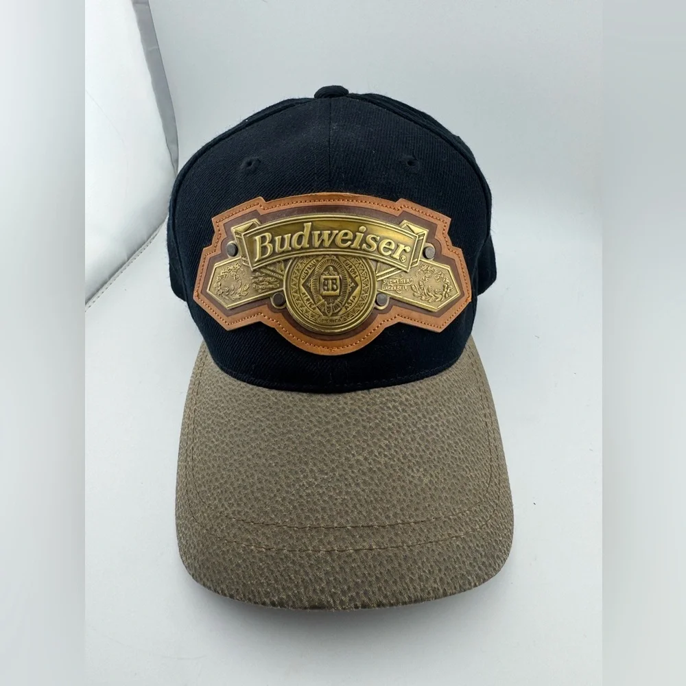 Budweiser Black and Tan‎ Logo Cap Vintage